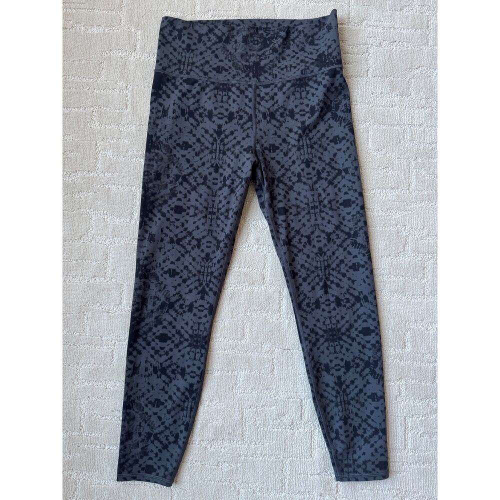Vuori High Waist Studio Leggings Black Print Butter Soft Women’s